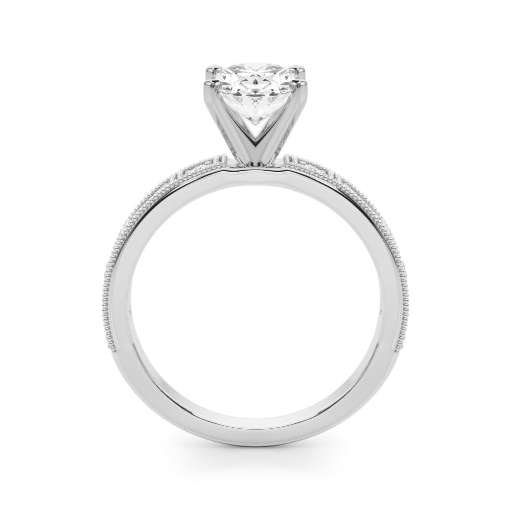 Bespoke Remount Engagement Ring Round Diamond Engagement Ring — 9K/18K Gold & Platinum