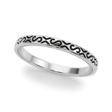 Vintage Inspired Wedding Gold Band