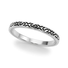 Vintage Inspired Wedding Gold Band
