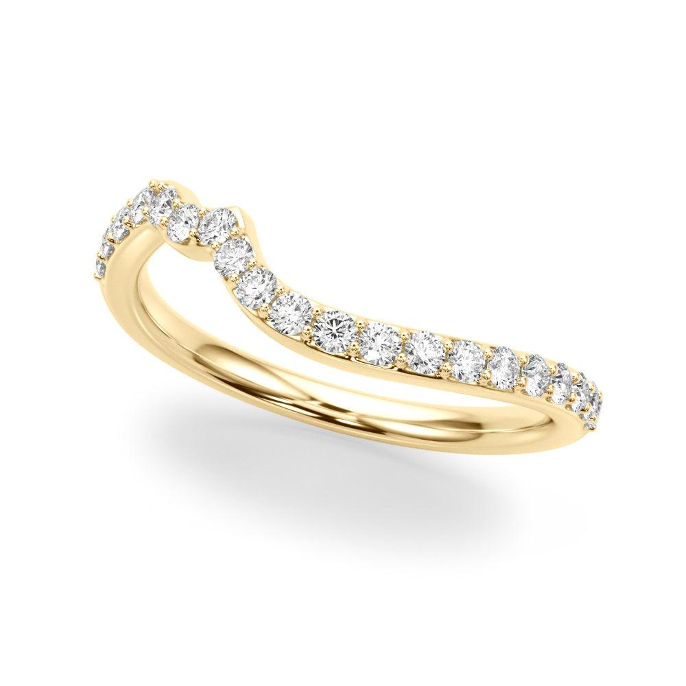 Diamond Half Eternity Ring in Gold & Platinum