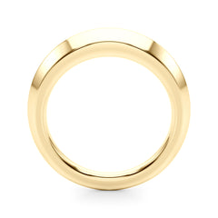 Plain Knife Edge Wedding Gold Band