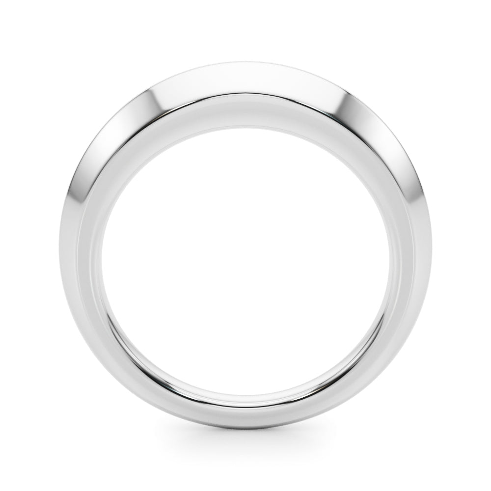 Plain Knife Edge Wedding Gold Band