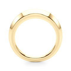 Plain Knife Edge Wedding Gold Band
