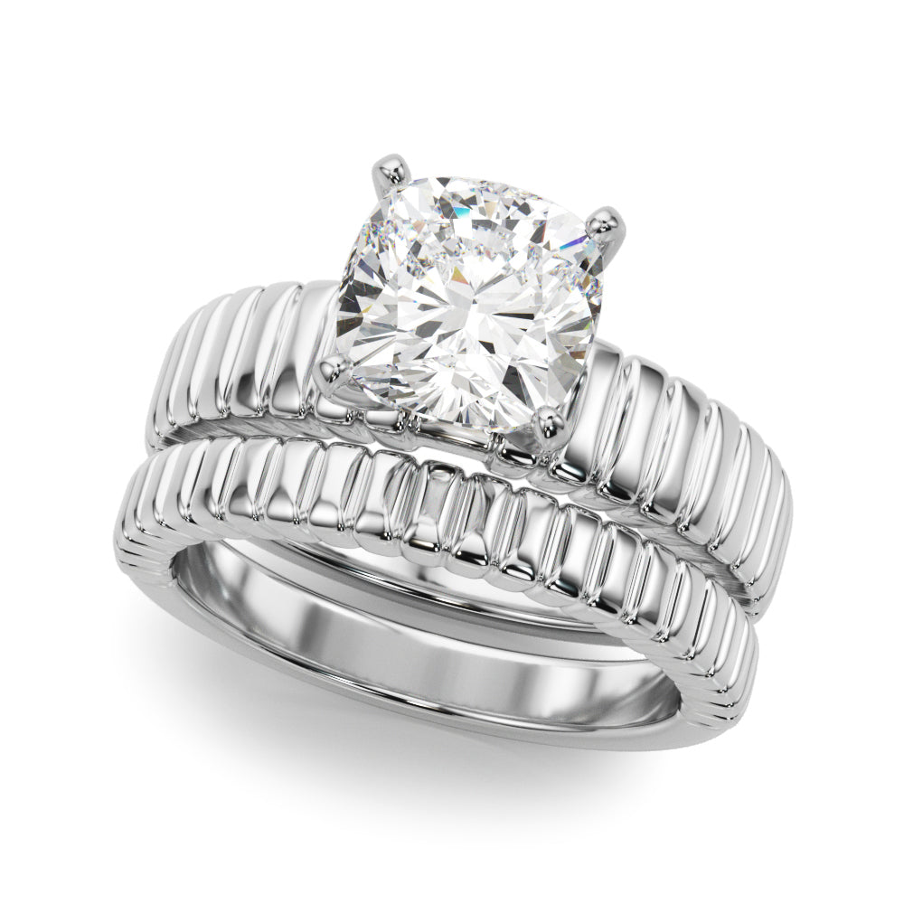 Exquisite Solitaire Round Diamond Engagement Ring — 9K/18K Gold & Platinum