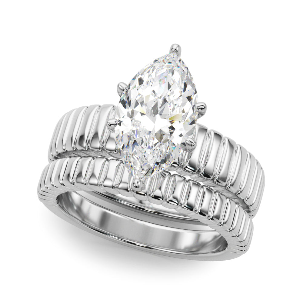 Exquisite Solitaire Round Diamond Engagement Ring — 9K/18K Gold & Platinum
