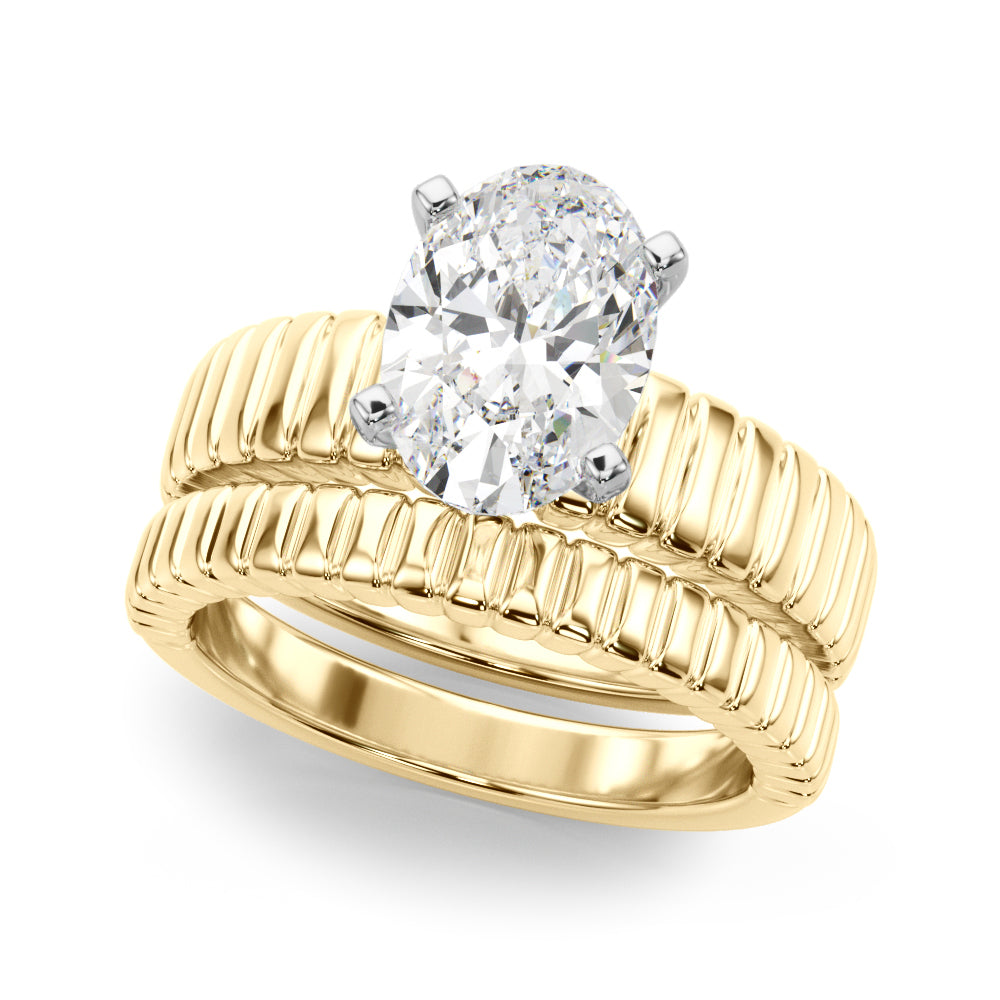 Exquisite Solitaire Round Diamond Engagement Ring — 9K/18K Gold & Platinum
