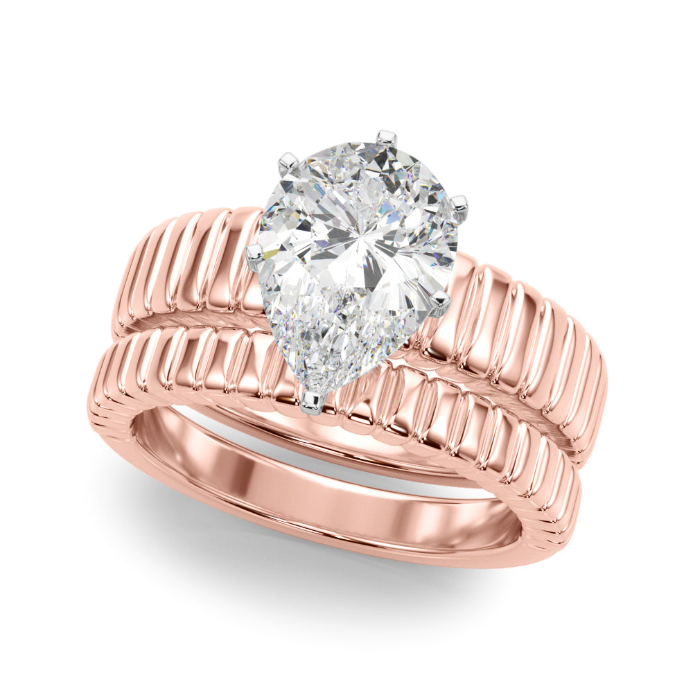 Exquisite Solitaire Round Diamond Engagement Ring — 9K/18K Gold & Platinum