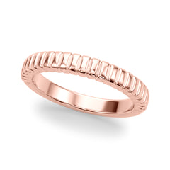 Textured Wedding Gold Band