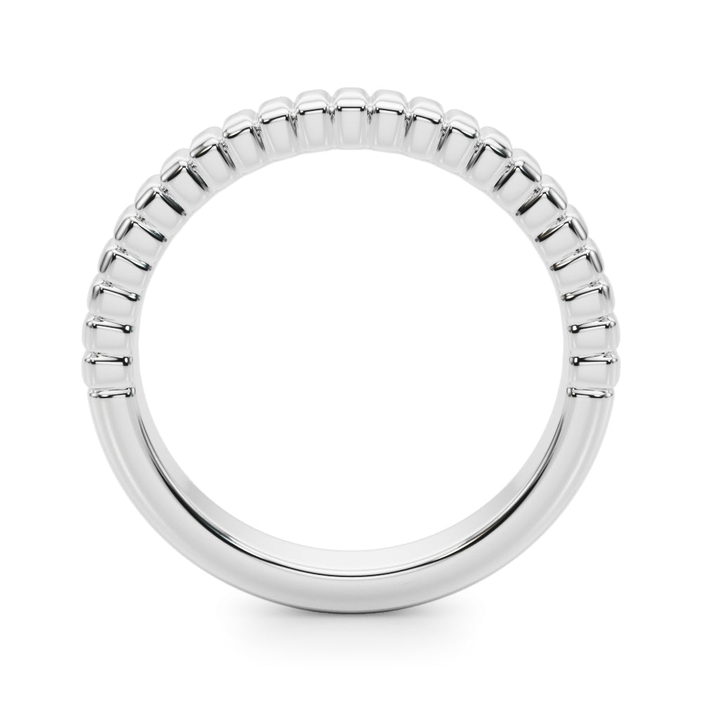 Textured Wedding Gold Band