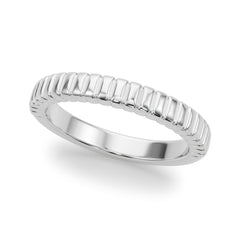 Textured Wedding Gold Band