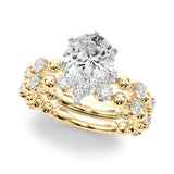 Eternal Sidestone Round Diamond Engagement Ring — 9K/18K Gold & Platinum