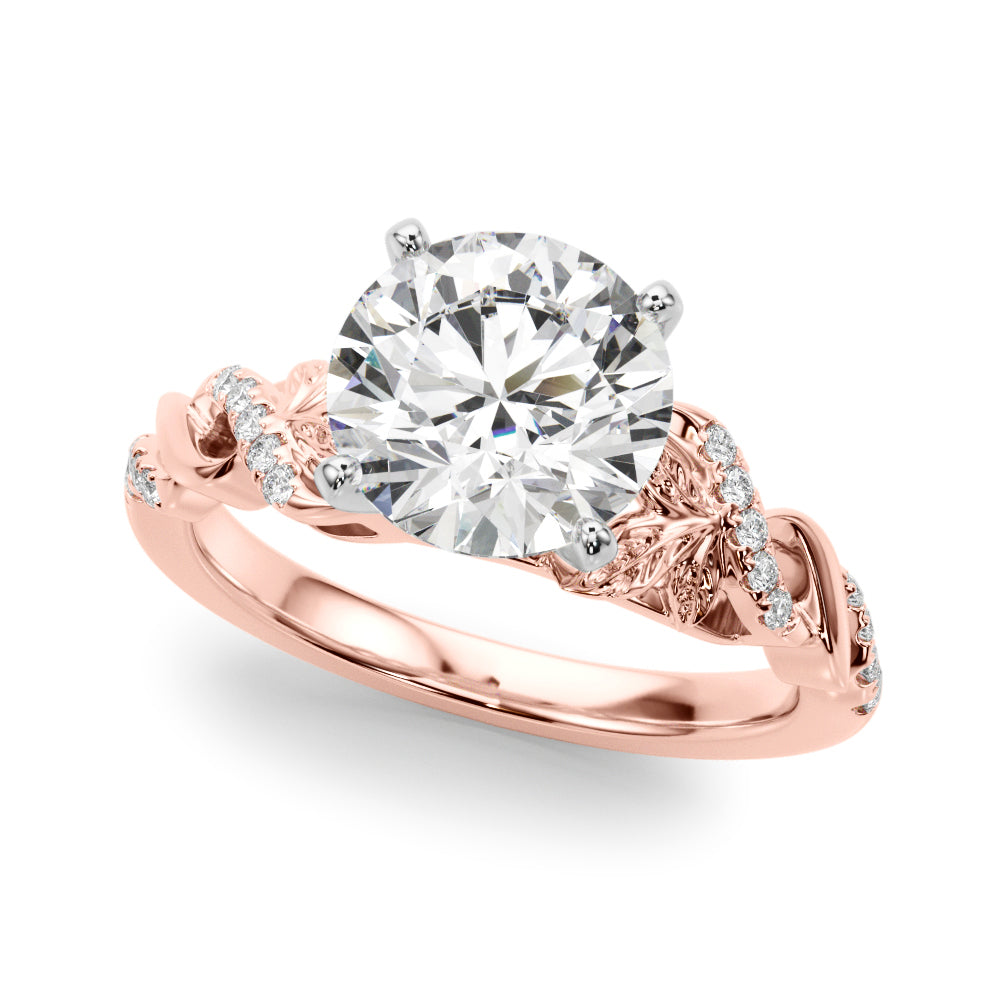 Dazzling Center Oval Diamond Engagement Ring — 9K/18K Gold & Platinum