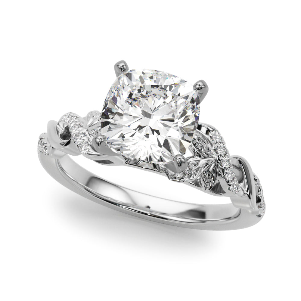 Dazzling Center Oval Diamond Engagement Ring — 9K/18K Gold & Platinum