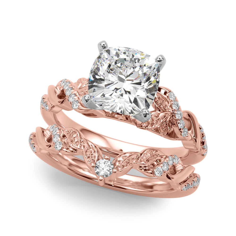 Dazzling Center Oval Diamond Engagement Ring — 9K/18K Gold & Platinum