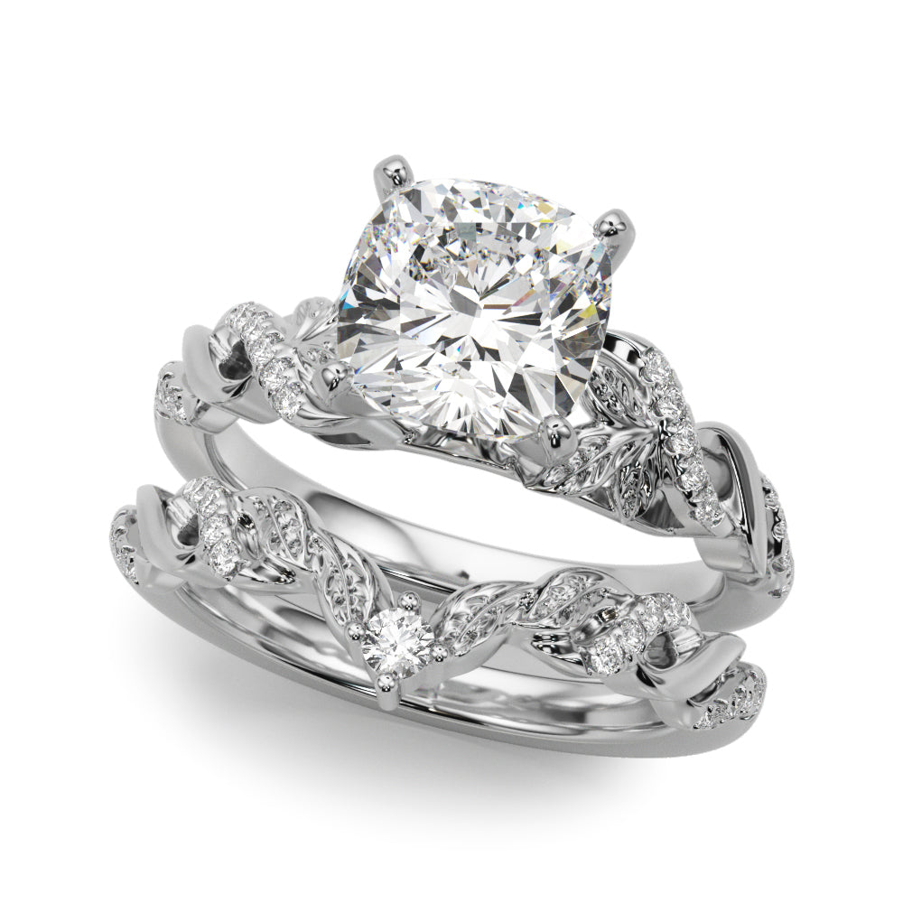 Dazzling Center Oval Diamond Engagement Ring — 9K/18K Gold & Platinum