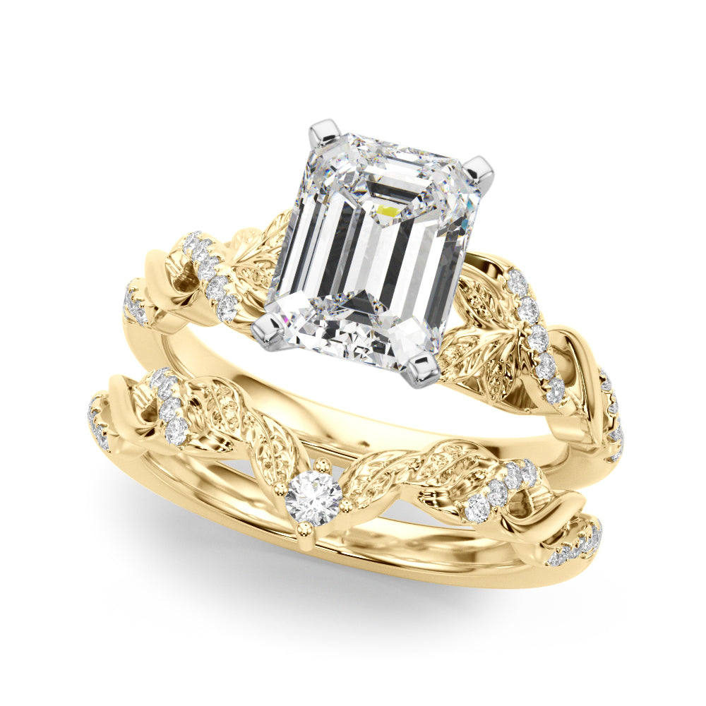 Dazzling Center Oval Diamond Engagement Ring — 9K/18K Gold & Platinum