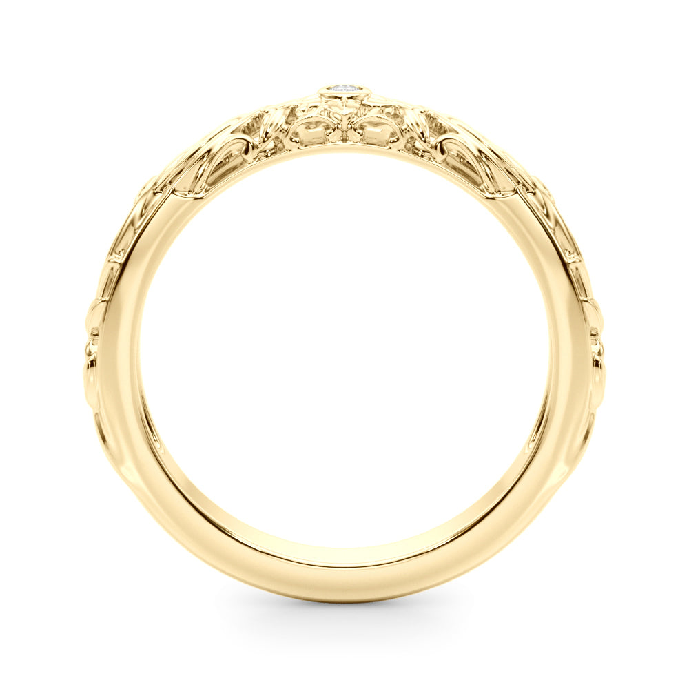 Diamond Half Eternity Ring in Gold & Platinum