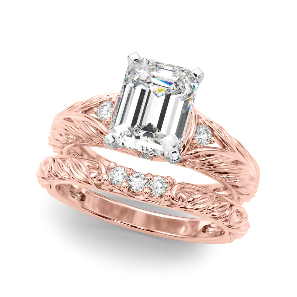 Pristine Center Oval Diamond Engagement Ring — 9K/18K Gold & Platinum