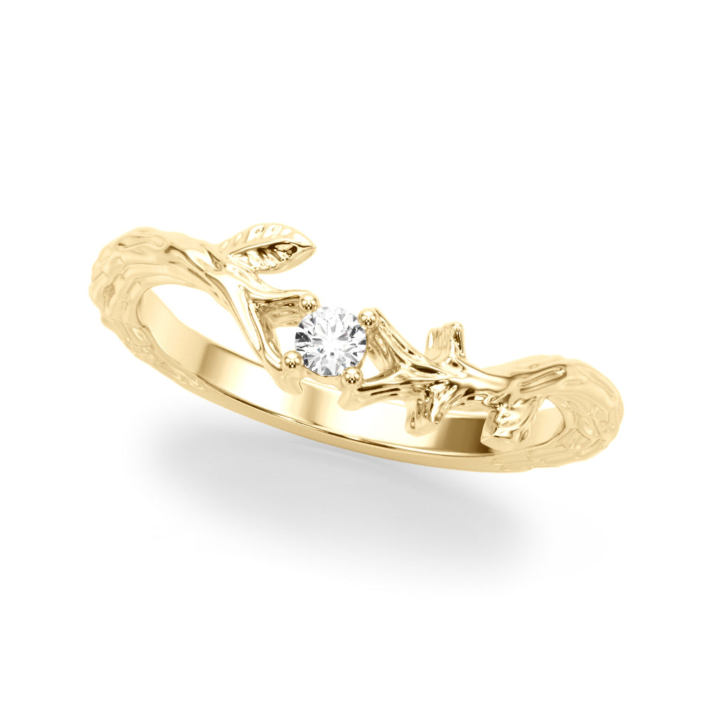 Diamond Half Eternity Ring in Gold & Platinum