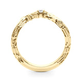 Diamond Half Eternity Ring in Gold & Platinum