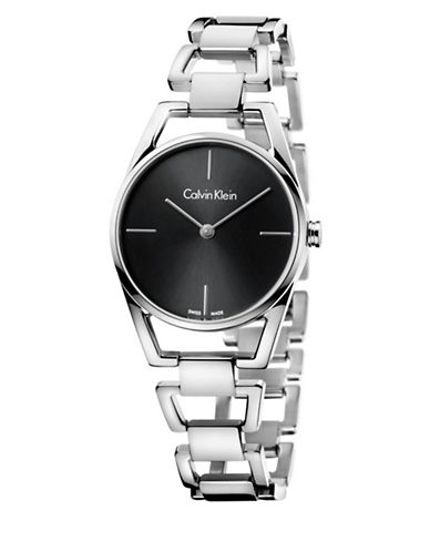 Calvin Klein Dainty Quartz Black Dial Ladies Watch K7L23141
