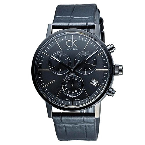 CK Calvin Klein K7627401 Post Minimal Black Dial Men's Watch One Size