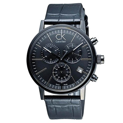 CK Calvin Klein K7627401 Post Minimal Black Dial Men's Watch One Size