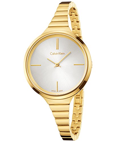 Calvin Klein Lively Women's Watch – Gold-Tone Stainless Steel Bracelet
