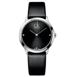 Calvin Klein Minimal Quartz Diamond Black Dial Ladies Watch, model number K3M221CS