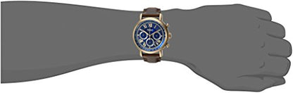 Fossil Men's FS5148 Buchanan Chronograph Dark Brown Leather Watch