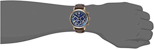 Fossil Men's FS5148 Buchanan Chronograph Dark Brown Leather Watch
