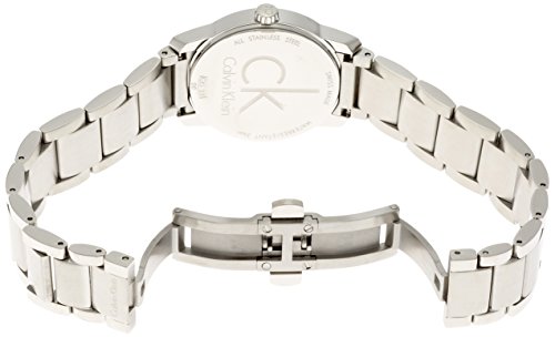 Calvin Klein  Ladies City Mirror Silver Tone Watch