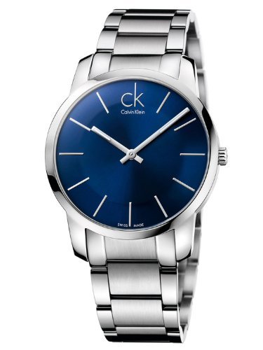 Calvin Klein Men's City Stainless Steel Blue Dial Watch K2G2114N