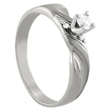 Iconic Remounts Round Diamond Engagement Ring — 9K/18K Gold & Platinum