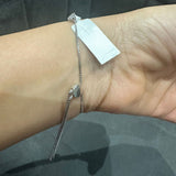 Luxury 3.50Ct Multi Shape Prong Set Natural Diamond Bracelet in 18K White Gold