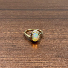 multicolor opal ring