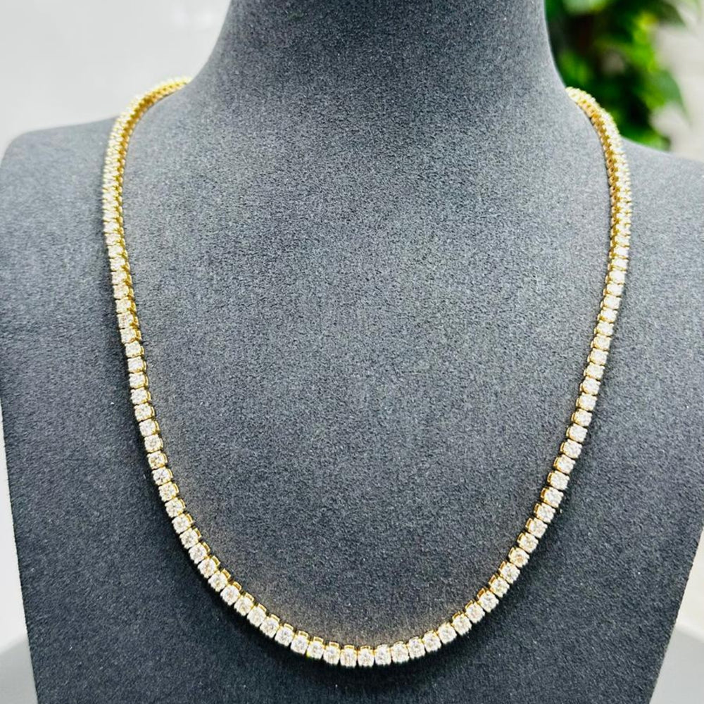 Box Clasp Necklace, Luxury Diamond Necklace