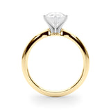 IGI Lab-Grown Pear Diamond 6 Claw Set Solitaire Engagement Ring, D Color VVS Clarity