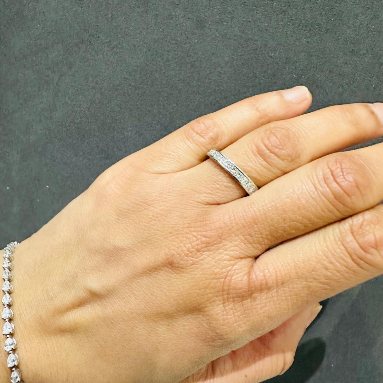 platinum diamond band