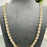 Diamond Necklace, Rose Gold Diamond Necklace, Natural Diamond Necklace,