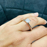 solitaire engagement ring platinum diamond ring