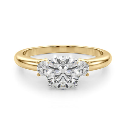 Lab-Grown 0.50-2.00ct Diamond Three Stone Engagement Ring