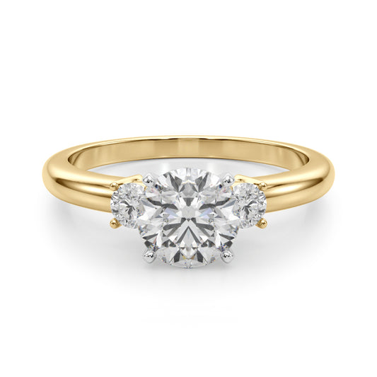 Lab-Grown 0.50-2.00ct Diamond Three Stone Engagement Ring