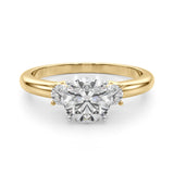 Lab-Grown 0.50-2.00ct Diamond Three Stone Engagement Ring