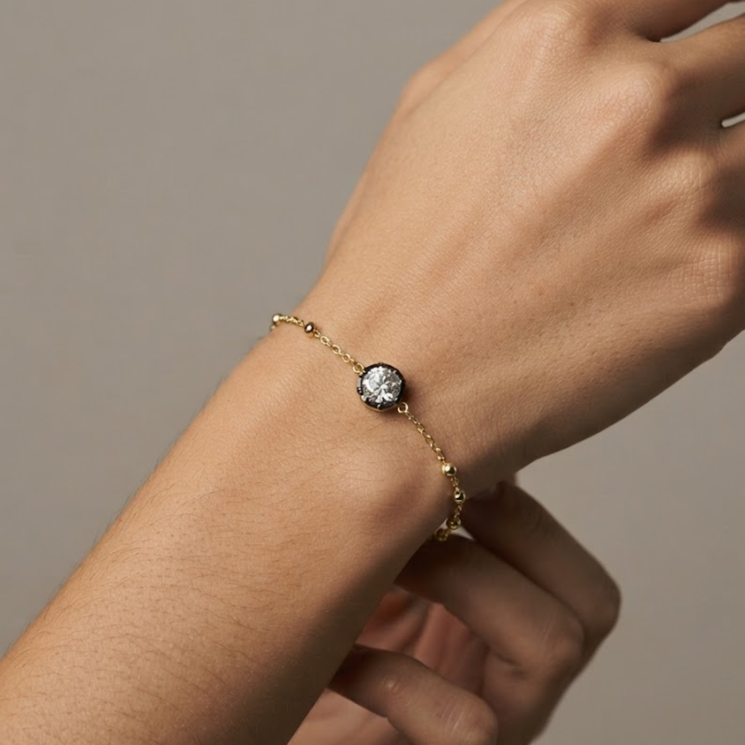 0.50Carat DE/VS Lab Grown Diamond Everyday Bracelet 9k Yellow Gold Ready To Ship