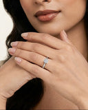 Lab Diamond Engagement Ring 0.15ct H/SI in 9k White Gold