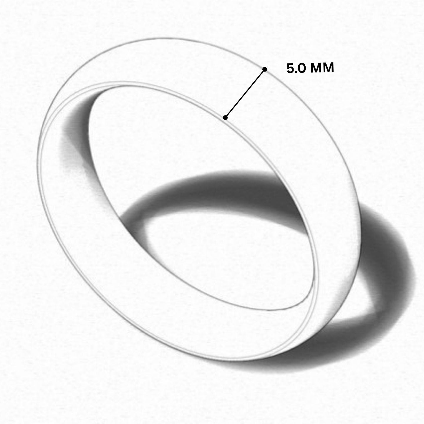 Court Shape Plain Wedding Band for Women | UK Made Gold & Platinum Ring