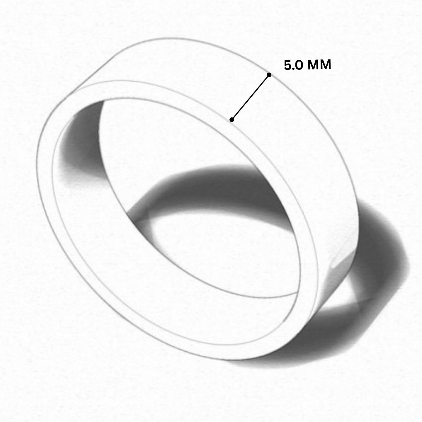 Flat Shape Plain Wedding Band for Women | UK Hallmarked Gold & Platinum Ring