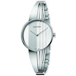 CK Calvin Klein K6s2n116 Stainless Steel Drift Ladies Watch Silver One Size