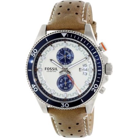 Fossil Men's CH2951 'Wakefield' Timer Brown Leather Watch